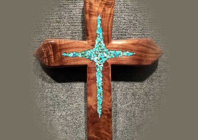 Rich Charlson Art - Black Walnut With Turquoise 2